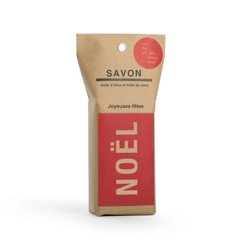 not the girl who misses much Seife “Noel” | Weihnachtliche Designseife | not the girl