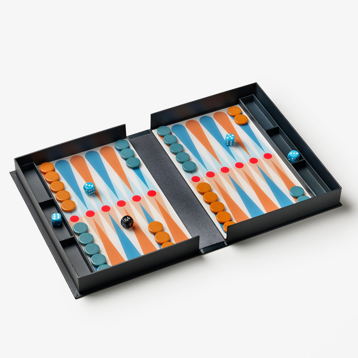 PRINTWORKS Spiel “Classic The Art of Backgammon” Anthracite | PRINTWORKS