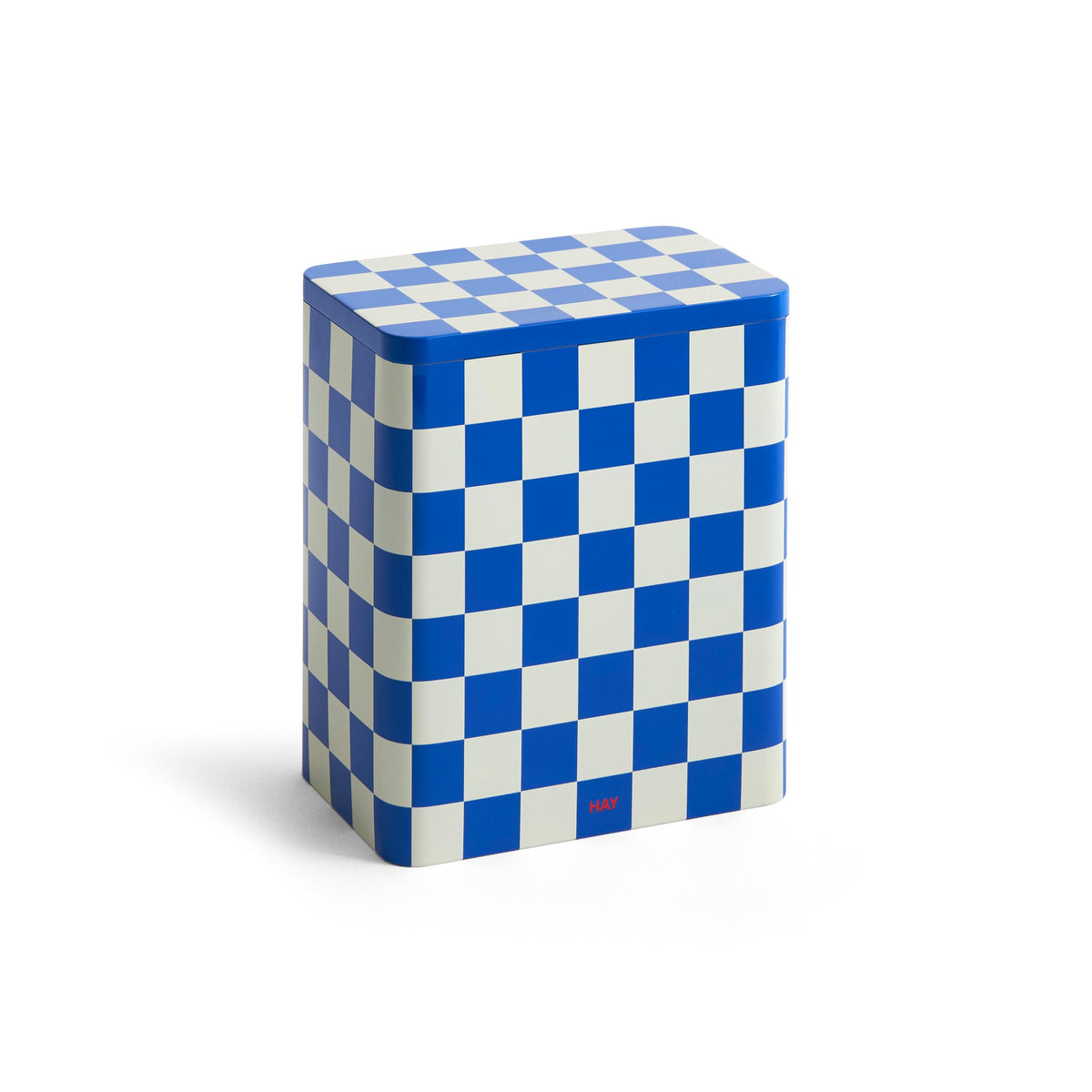 HAY Dose „Tin Container Large“ | Blue & Off-White | HAY
