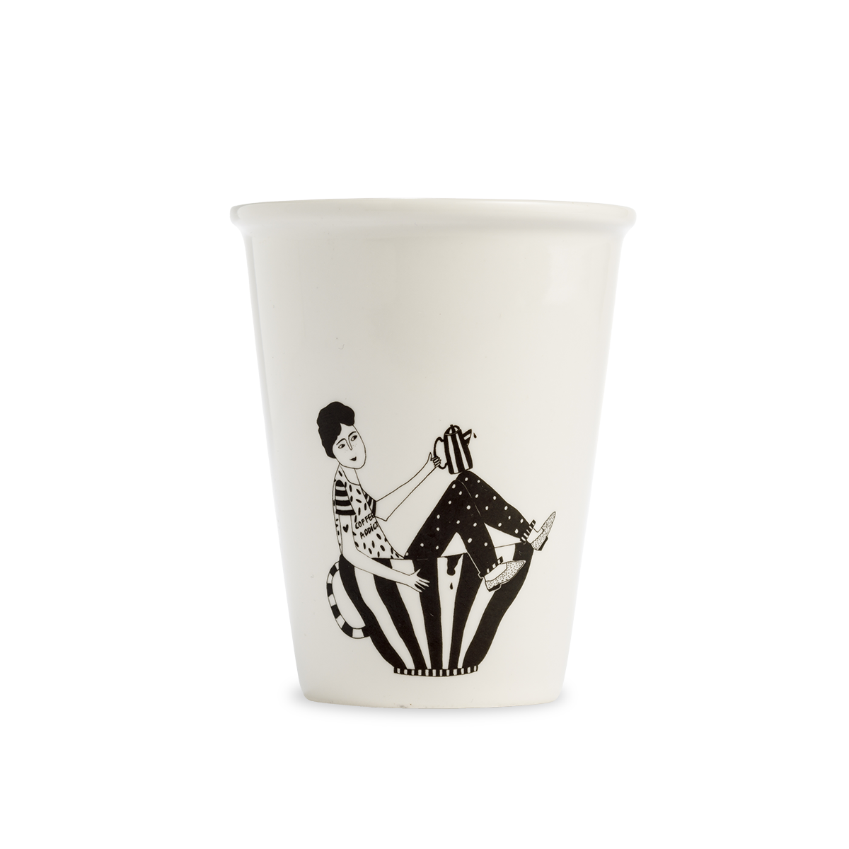 helen b Becher helen b "Coffee Addict" | Design Mug mit Illustrationen von Helen Blanchaert
