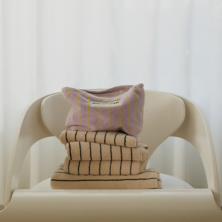 BONGUSTA Kulturbeutel “Naram” Lilac & Neon Yellow | BONGUSTA