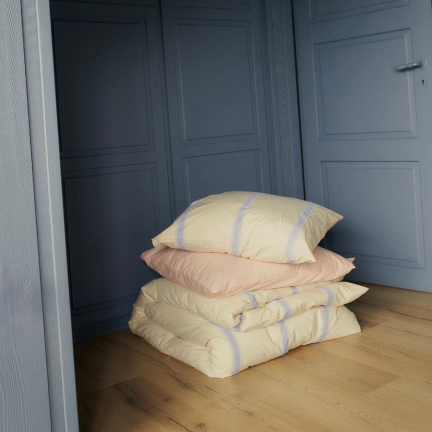 BONGUSTA Bettdecke Bezug "Ivory, Lavender & Mint” 140×200cm | BONGUSTA