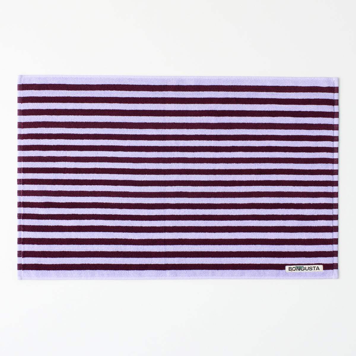 BONGUSTA Badematte „Naram Wine & Lavender Blue“ | 50 × 80 cm | Bongusta