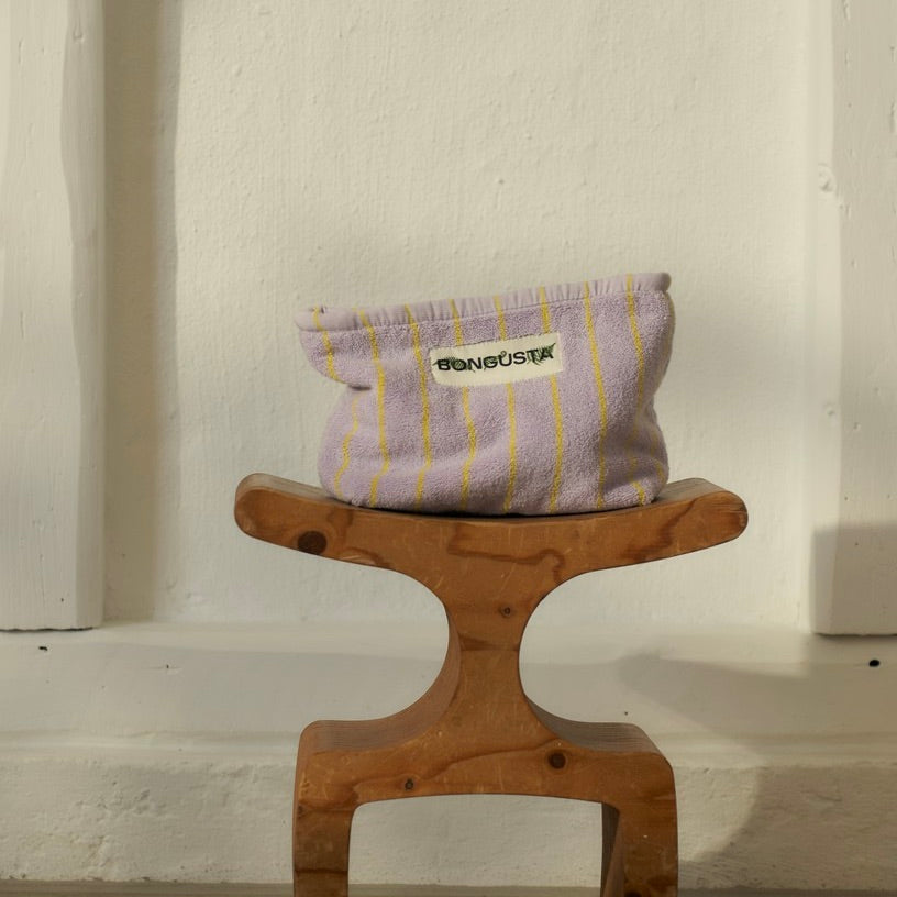 BONGUSTA Kulturbeutel “Naram” Lilac & Neon Yellow | BONGUSTA