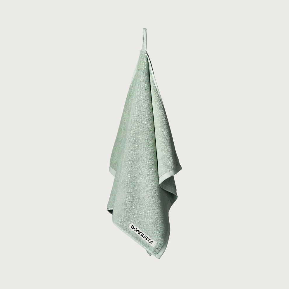 BONGUSTA Badelaken „Naram Silver Sage 100×150 cm“ | Modern & weich | BONGUSTA
