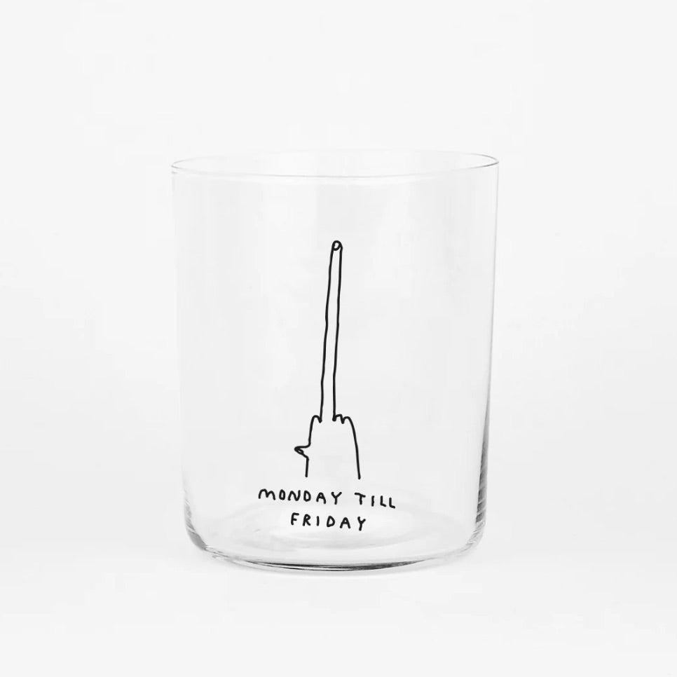 YAHYA Studio Glas „Monday till Friday“ (L) | Alltag in Glasform | YAHYA Studio