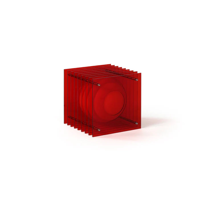 BANG Leuchte “Square Small” Red | Quadratisch & leuchtend | BANG