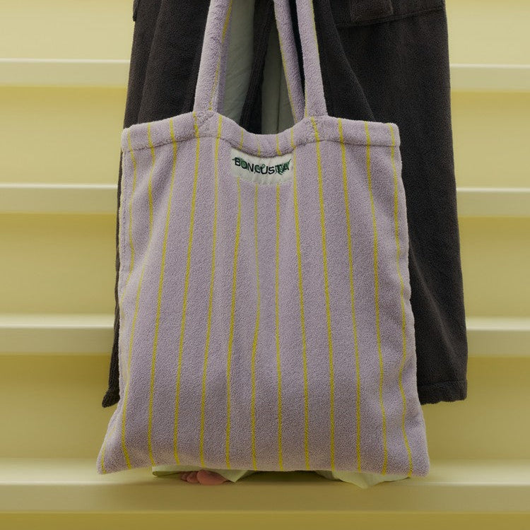 BONGUSTA Tasche “Naram Totebag” Lilac & Neon Yellow | BONGUSTA