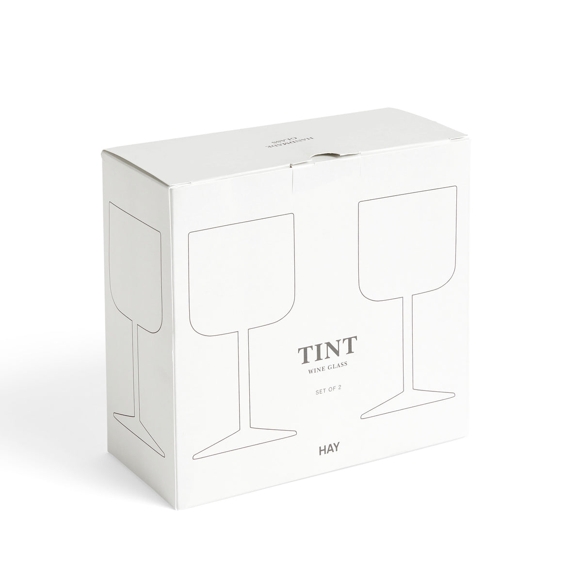 HAY Weingläser „Tint Pink & Yellow“ 2 Stk. | 2er-Set mit Farbtwist | HAY
