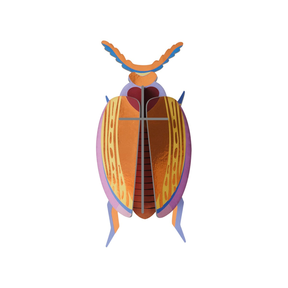 studio ROOF Wanddeko “Cuprum Beetle” | 3D Käfer Design | Studio Roof