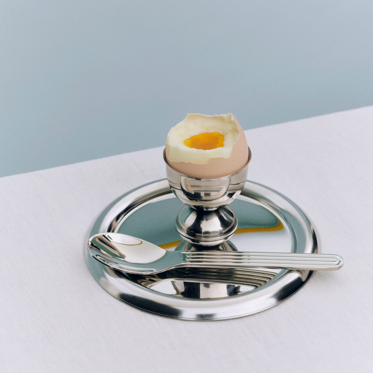 HAY Teller „Essential Steel Round Dish Small“ | Modernes Design | HAY