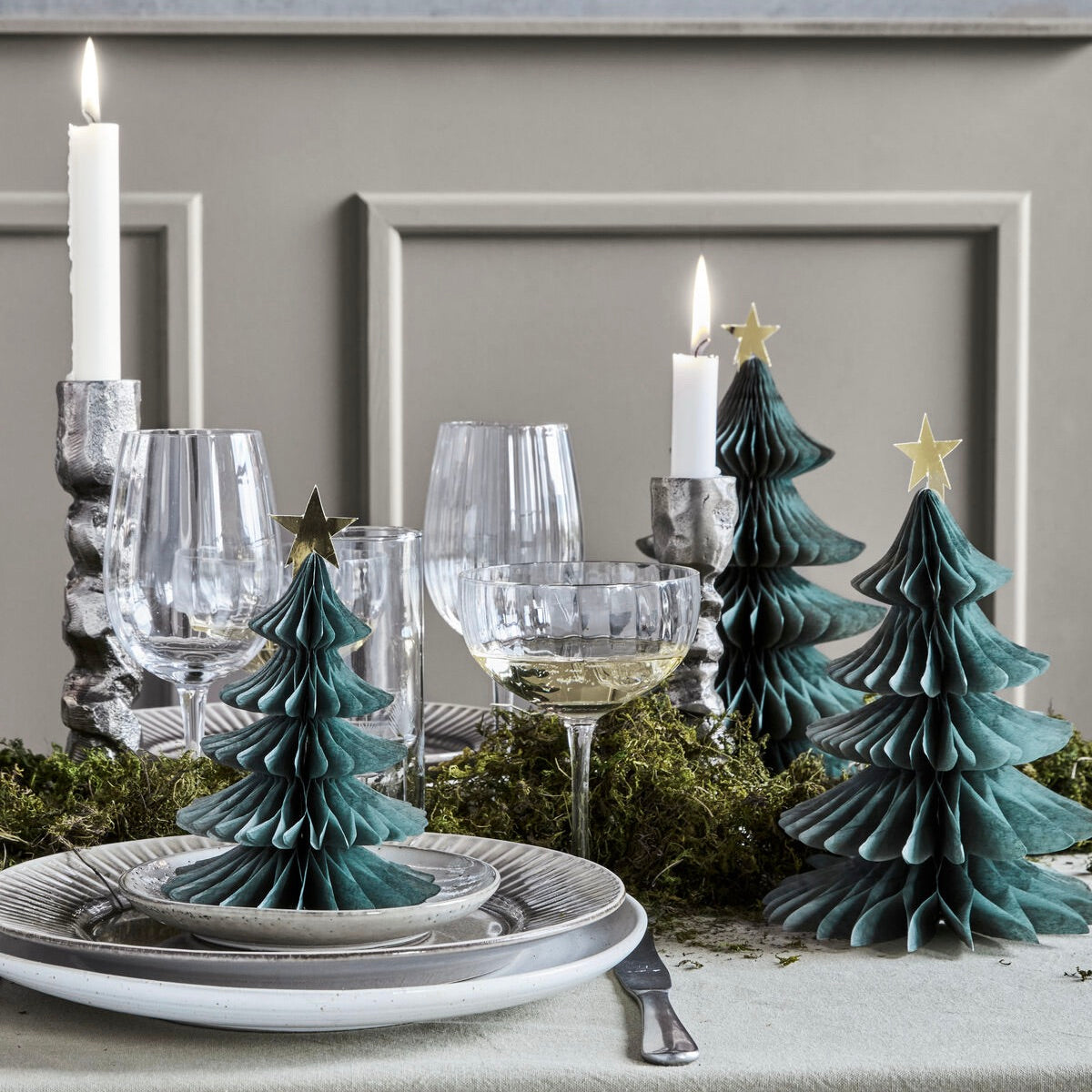 House Doctor Weihnachtsdeko “Tree Grün” 3er-Set | House Doctor
