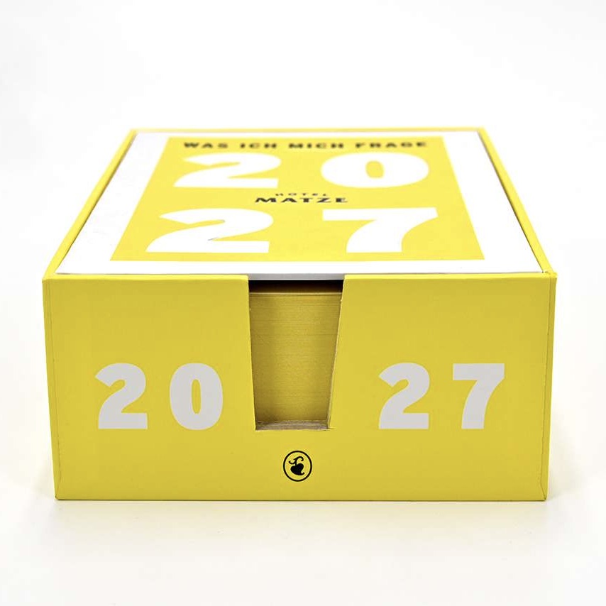 Verlag Hermann Schmidt Abreißkalender “Was ich mich frage” 2027 | Verlag Hermann Schmidt