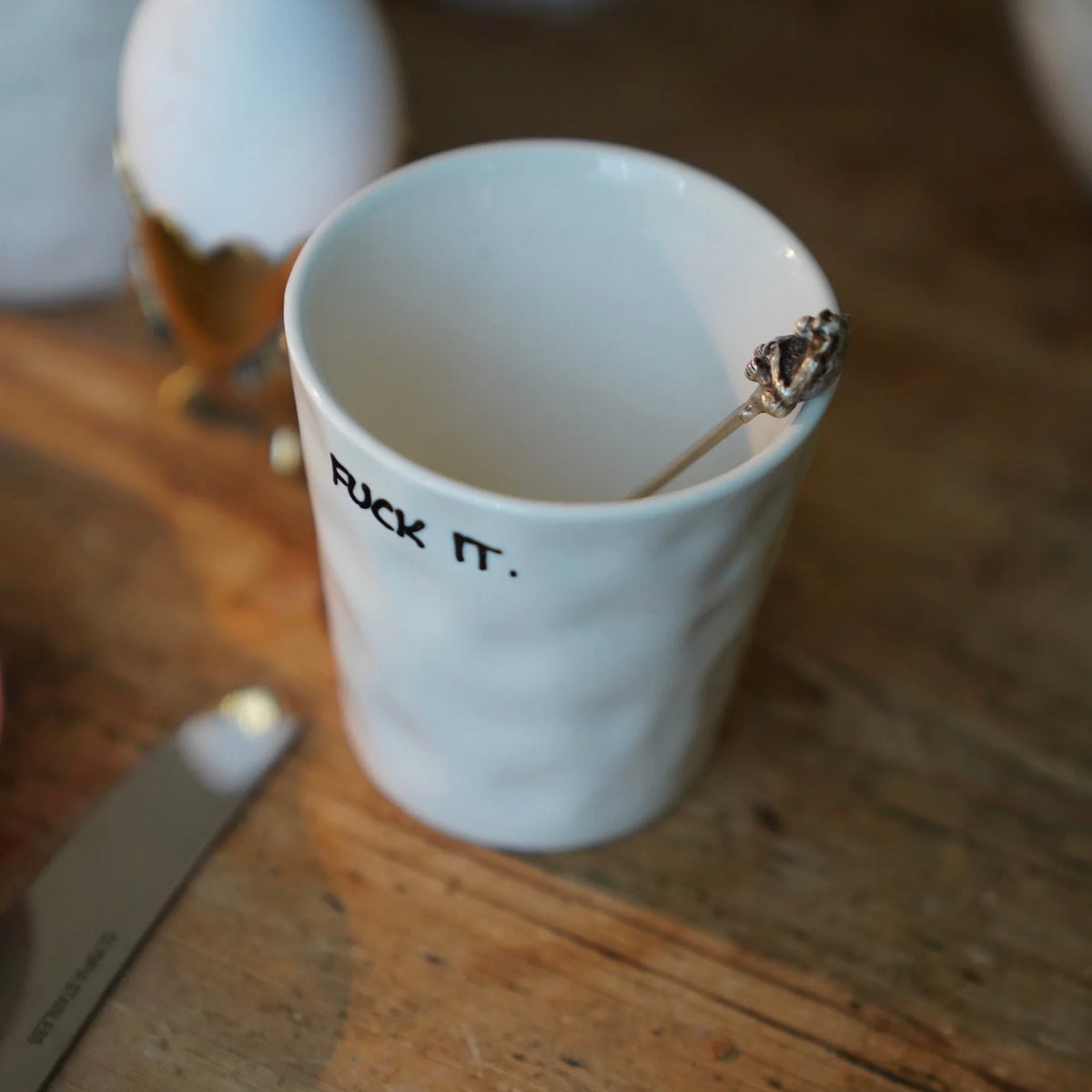 anna & nina Tasse „Coffee Cup Fuck it“ | Handbemalt | anna & nina