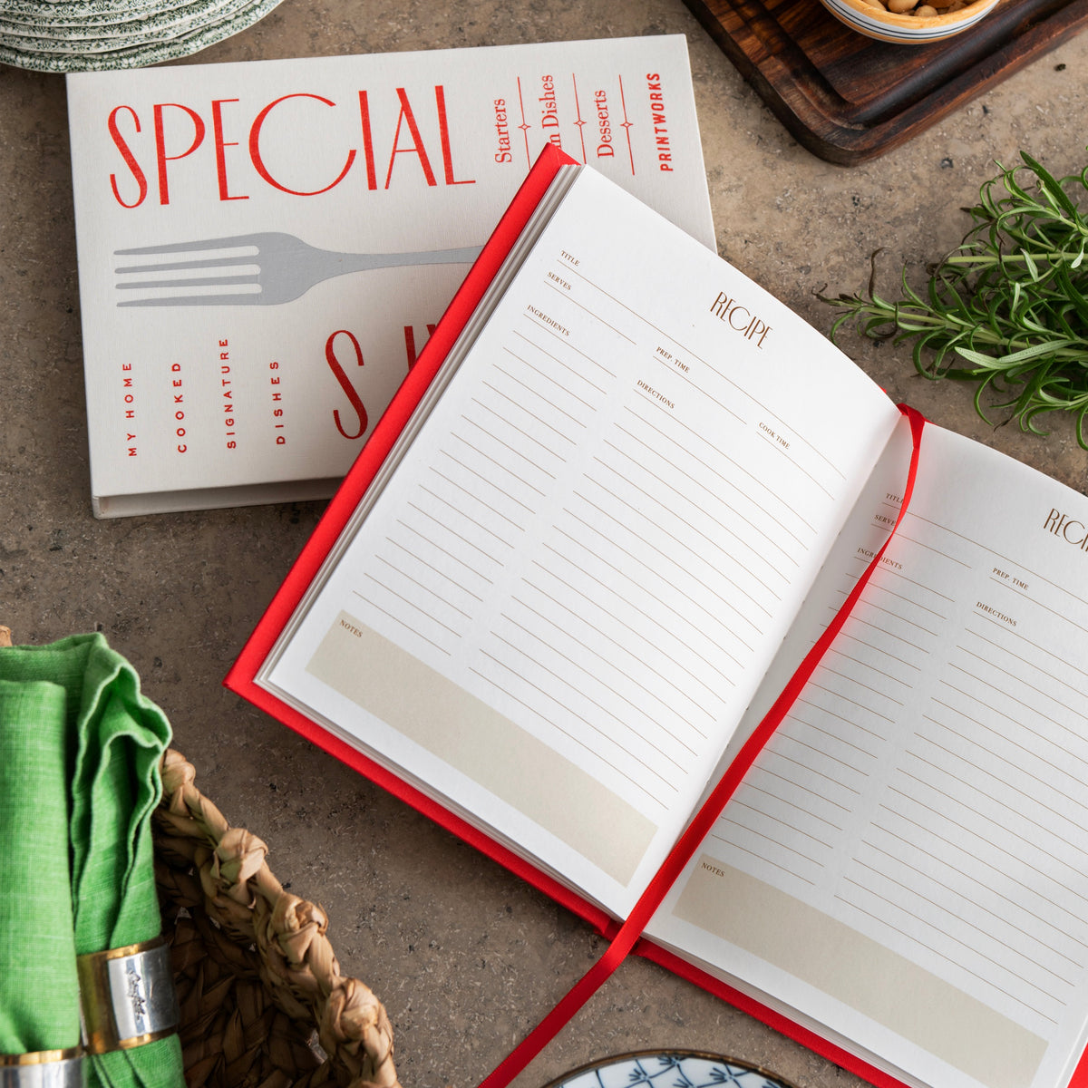 PRINTWORKS Rezeptbuch “Today's Special” | Rezept Organizer | PRINTWORKS