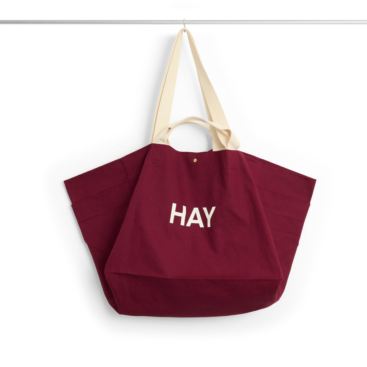 HAY Weekend Bag „Organic Large Burgundy“ | Zeitlos & praktisch | HAY