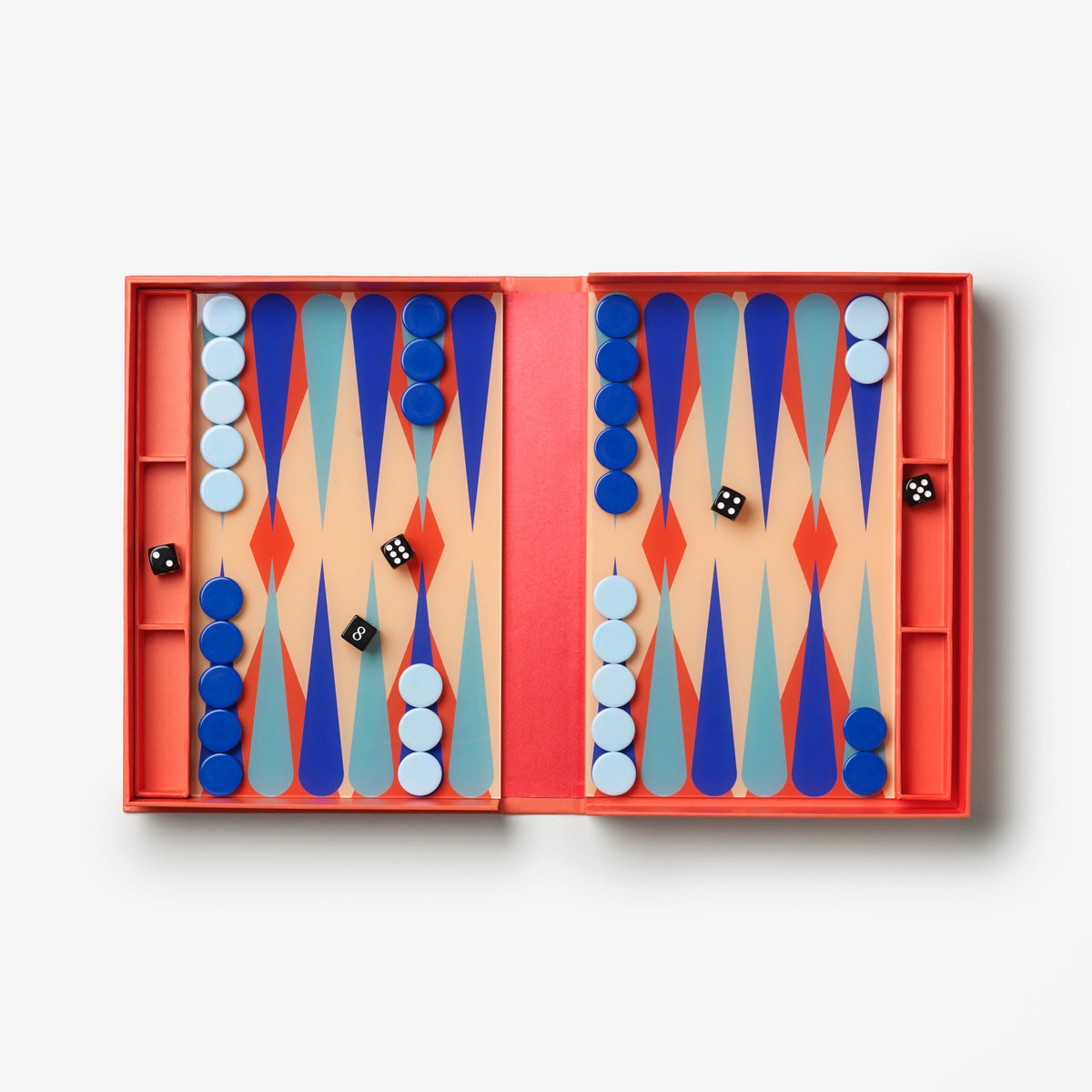 PRINTWORKS Spiel “Classic The Art of Backgammon” Red/Multi | PRINTWORKS