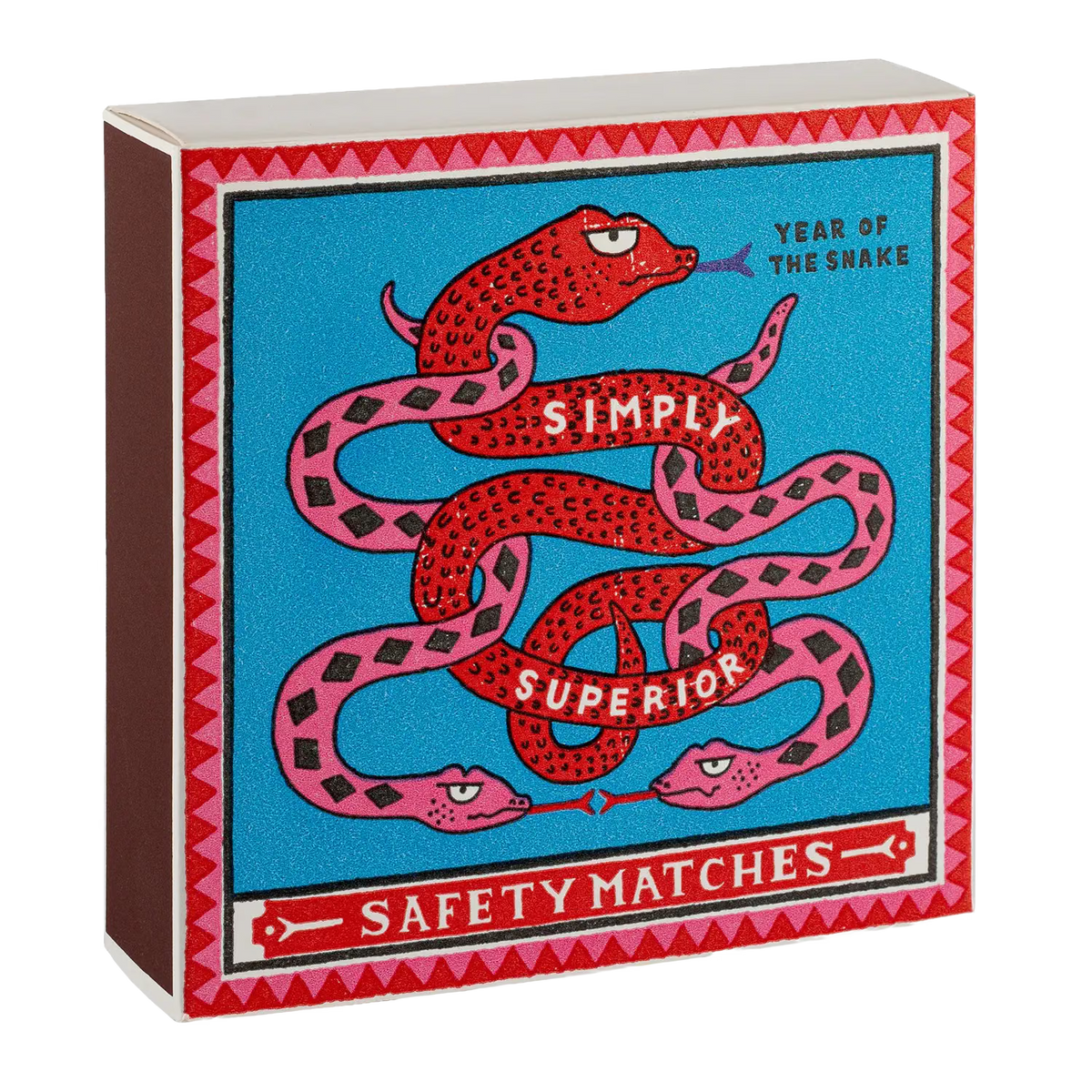 Archivist Lange Streichhölzer „Year of the Snake“ | in Square Matchbox | Archivist