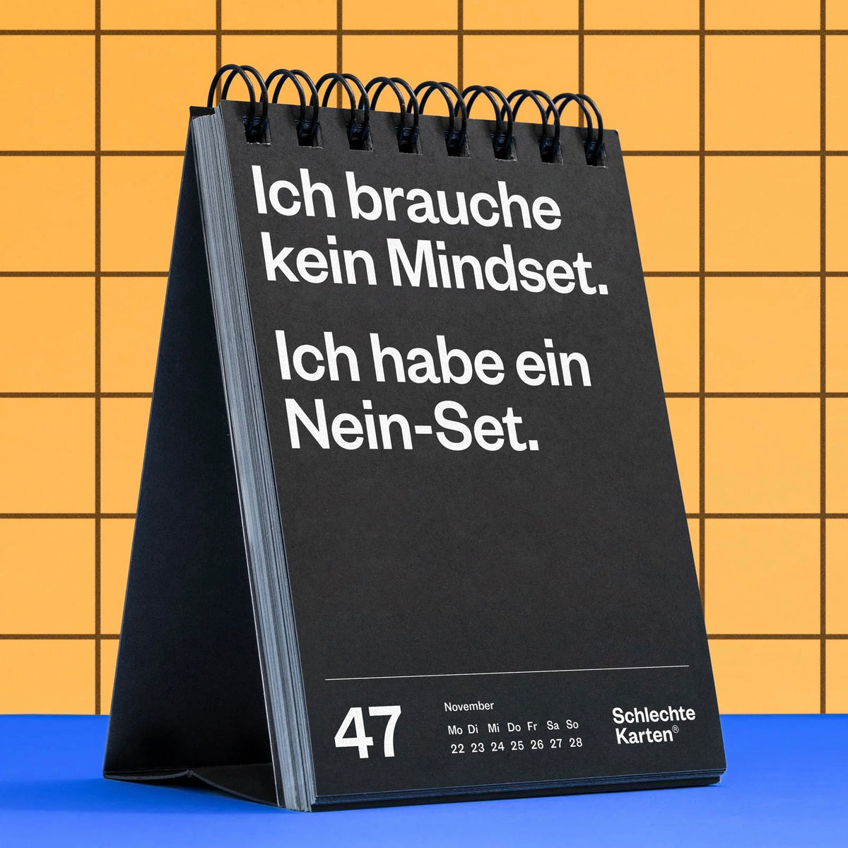 Schlechte Karten Tischkalender „Demotivierender Tischkalender 2027“ | 52 Wochen | Schlechte Karten