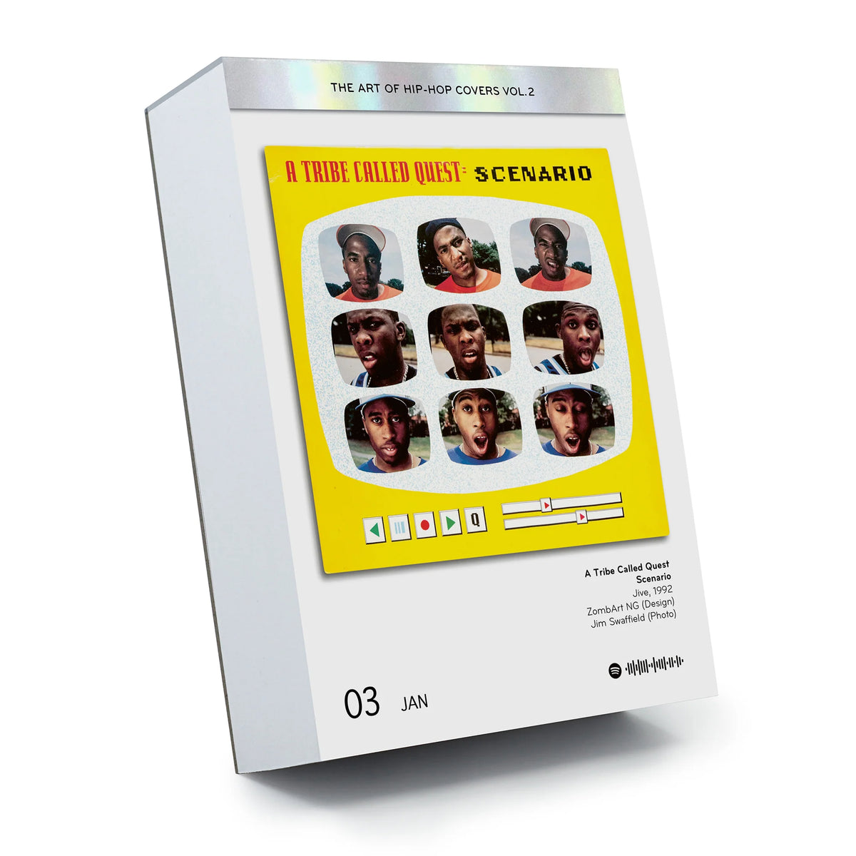 Seltmann Publishers Abreißkalender “Hip Hop Covers Vol. 2” | Rap trifft Design | Seltmann Publishers