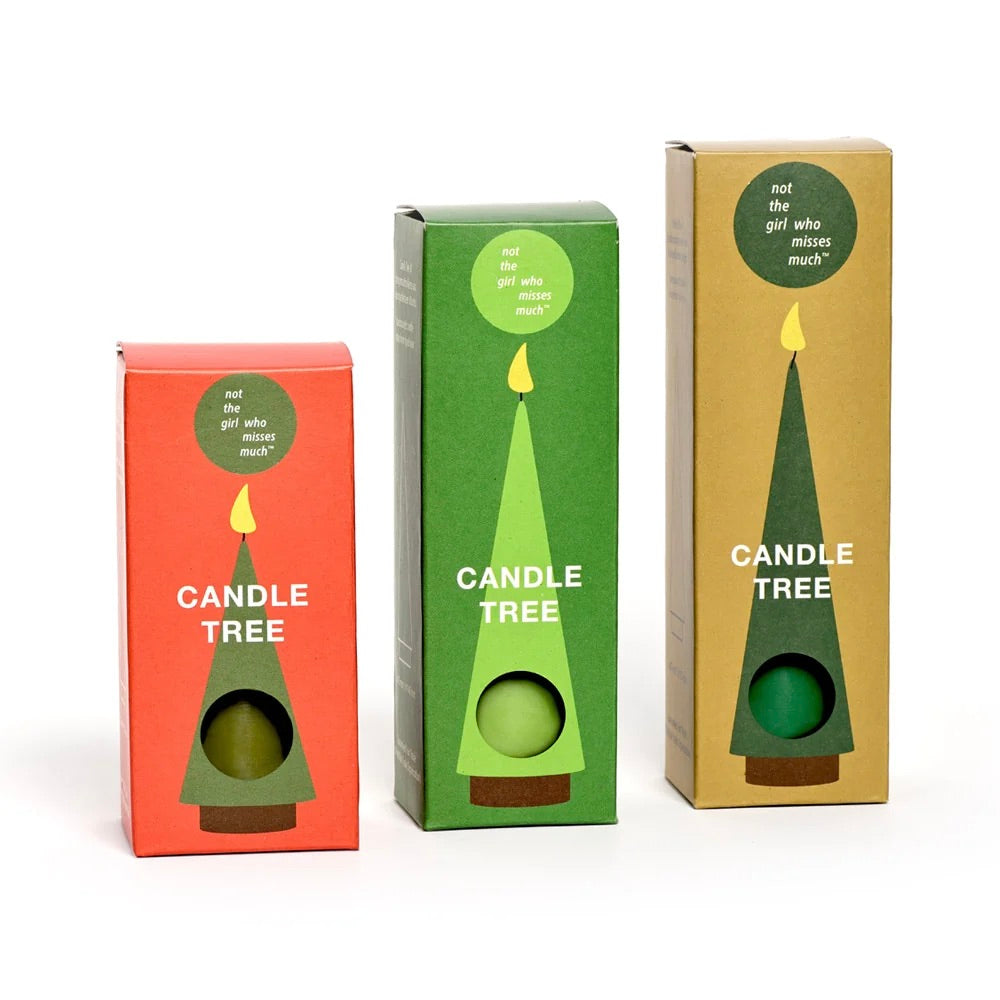 not the girl who misses much Kerze “Candle Tree” L 15,7 cm | Weihnachtsbaum | not the girl