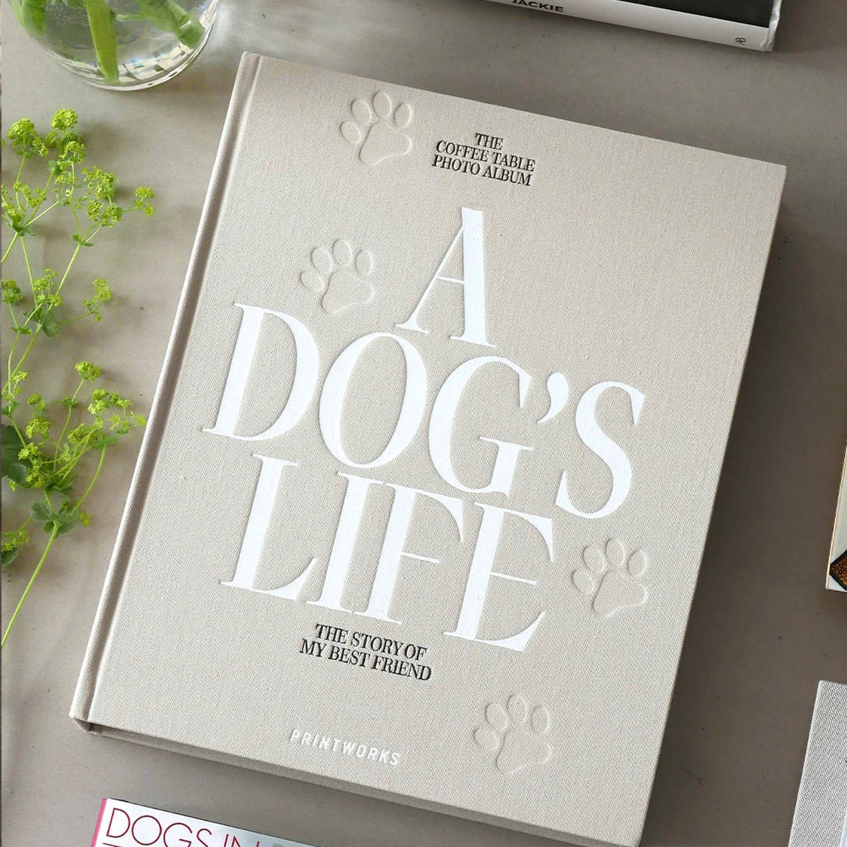 PRINTWORKS Fotoalbum “A Dog’s Life” | Erinnerungen für Hundefans | PRINTWORKS