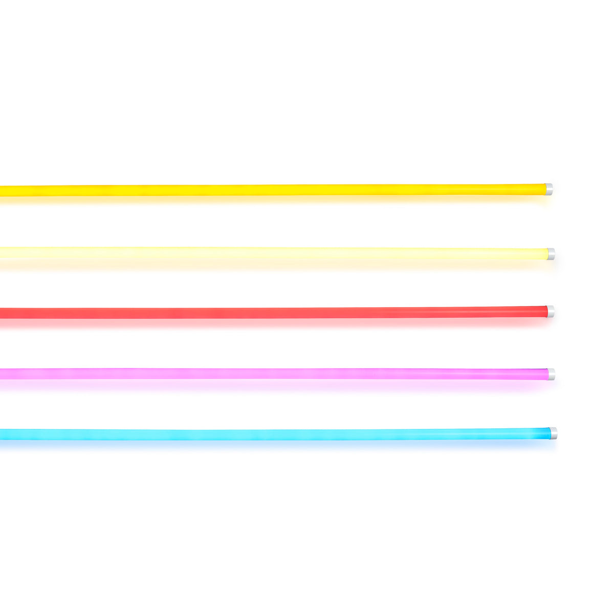 HAY Leuchte „Neon Tube Yellow“ | Sonnige LED-Röhre mit Retro-Vibes | HAY