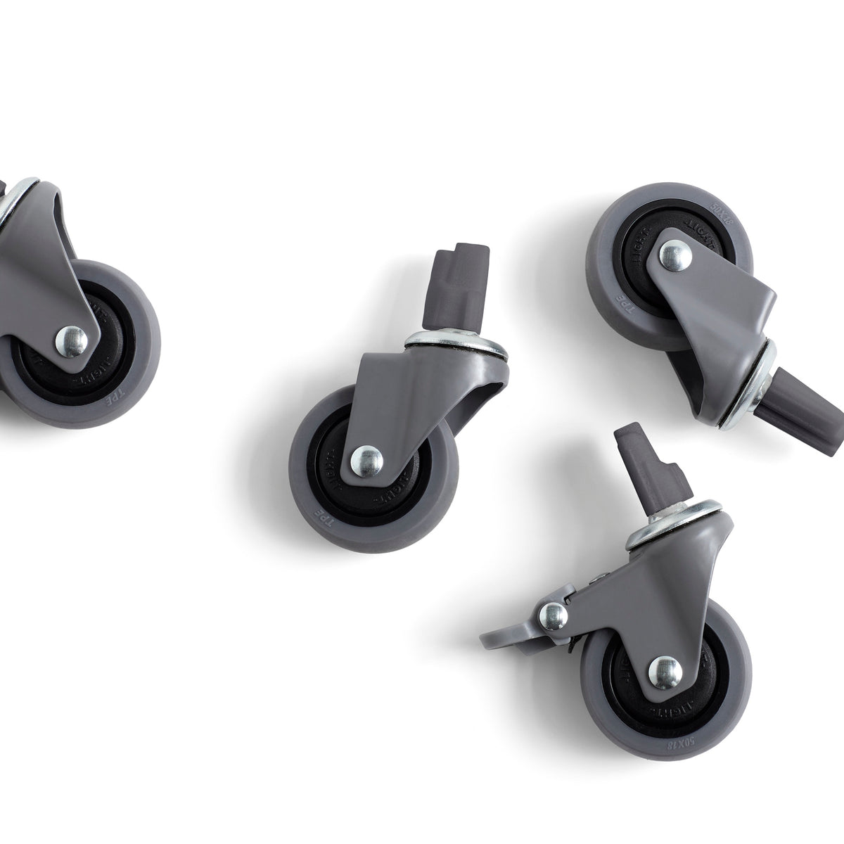 HAY Rollen für Faltbox Medium | Flexibles Zubehör | HAY