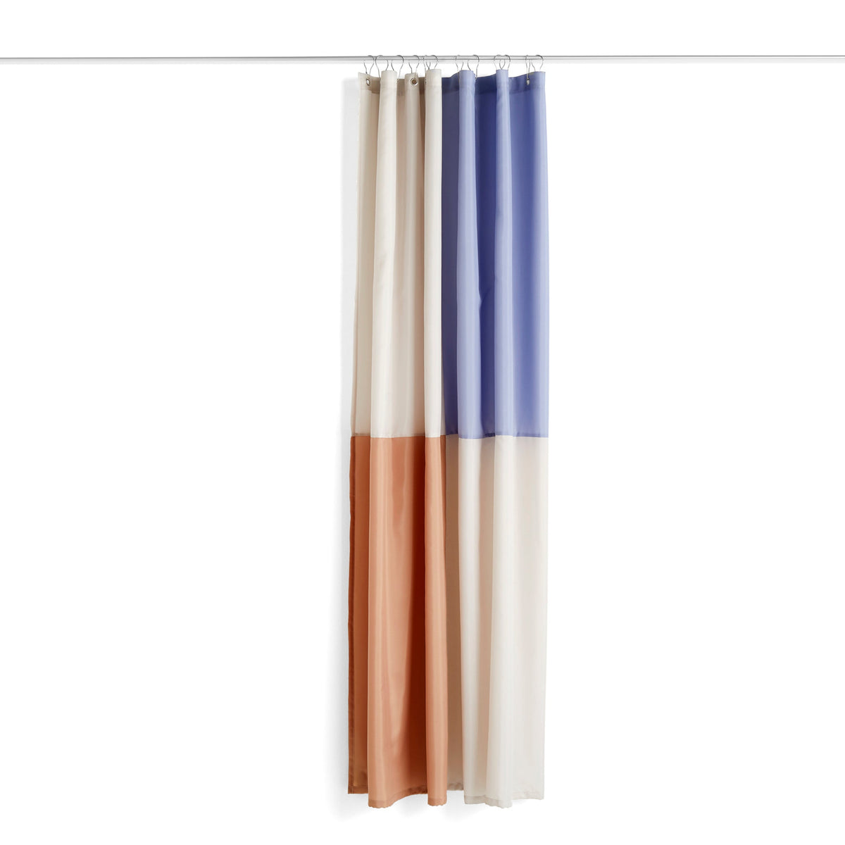 HAY Duschvorhang „Check Shower Curtain Blue“ | Für stilvolle Bäder | HAY