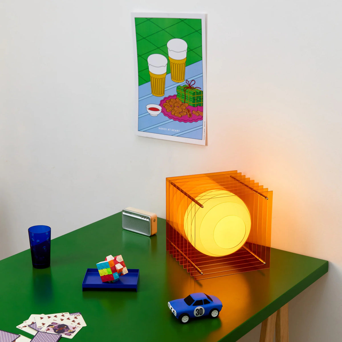 BANG Leuchte BANG “LOP Big Square Orange” | Designerleuchte in Orange