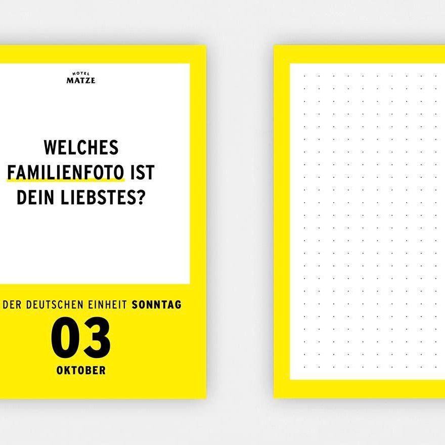 Verlag Hermann Schmidt Abreißkalender “Was ich mich frage” 2027 | Verlag Hermann Schmidt
