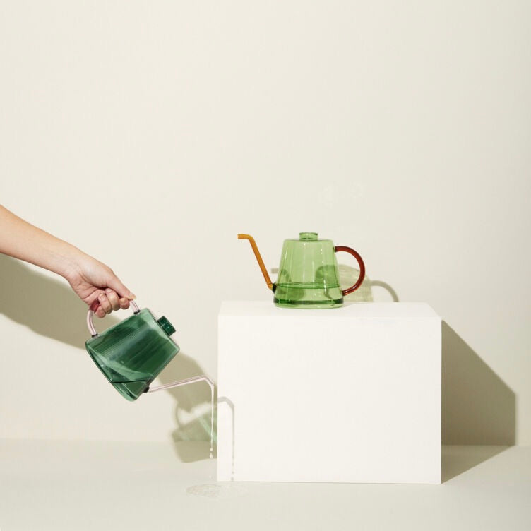 Hübsch Gießkanne „Flora Dunkelgrün“ | Modernes Design | Hübsch