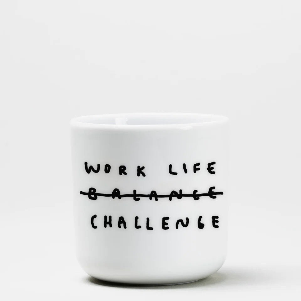 YAHYA Studio Becher „Work Life Challenge“ | Aus Keramik | YAHYA Studio