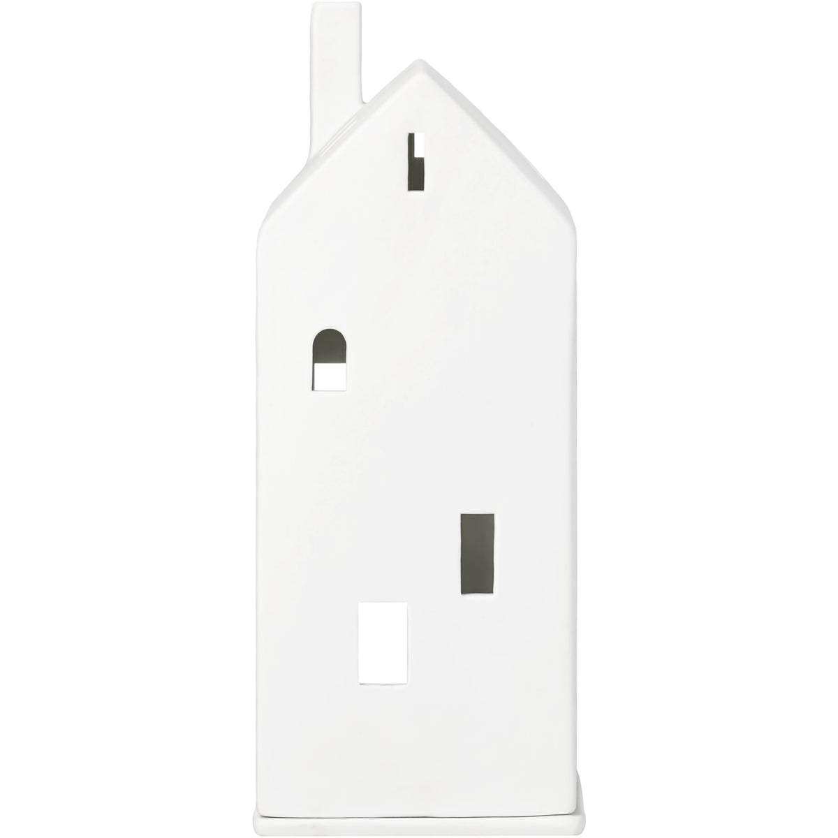 Lichthaus “Haus große Tür” | Porzellan Windlicht | räder