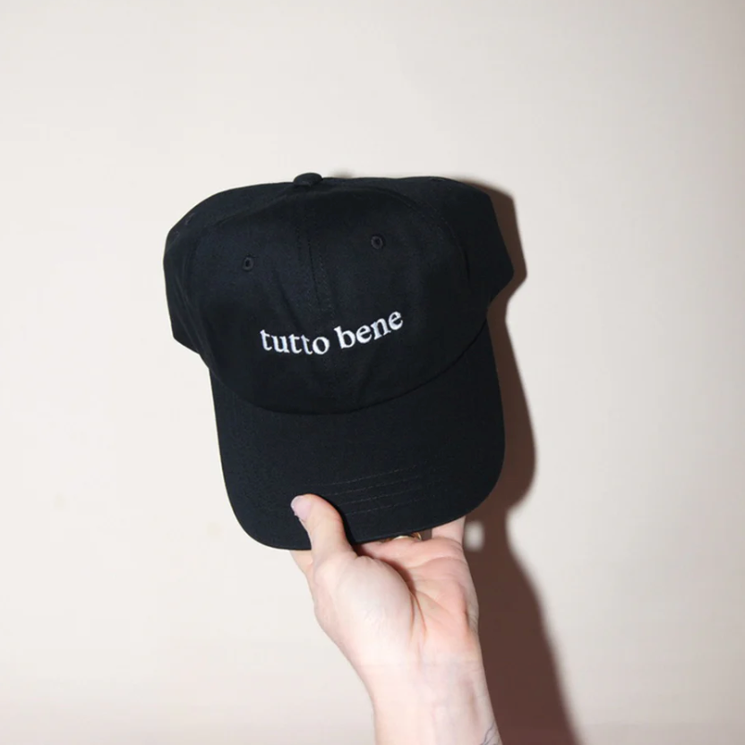 Viel Spass Studio Cap "Tutto bene" studio ciao | schwarz | 100% Baumwolle