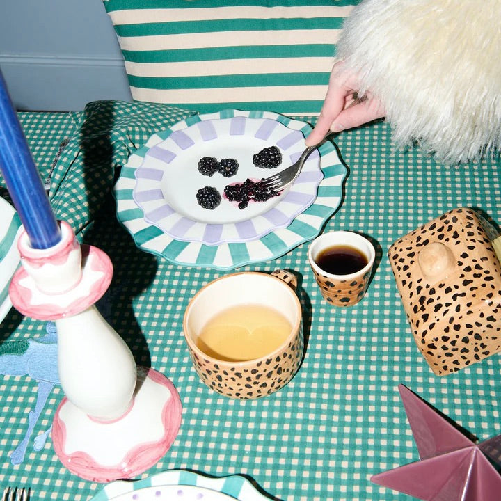 anna & nina Cappuccinotasse “Leopard” | Mittlere Größe mit Biss | anna & nina