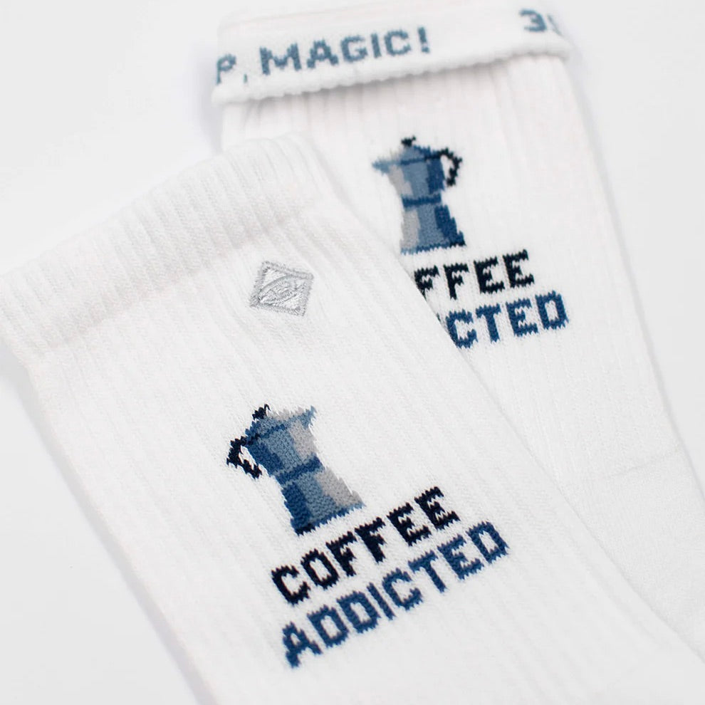 J.Clay Socken “Coffee Addicted” | Statement Socken | J.Clay