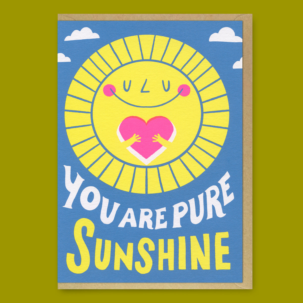 Ohh Deer Grußkarte “You are pure Sunshine” | Sonniger Freundschaftsgruß | Ohh Deer