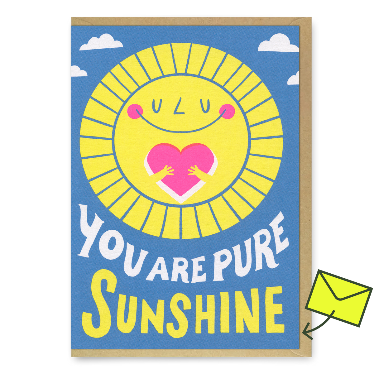 Ohh Deer Grußkarte “You are pure Sunshine” | Sonniger Freundschaftsgruß | Ohh Deer