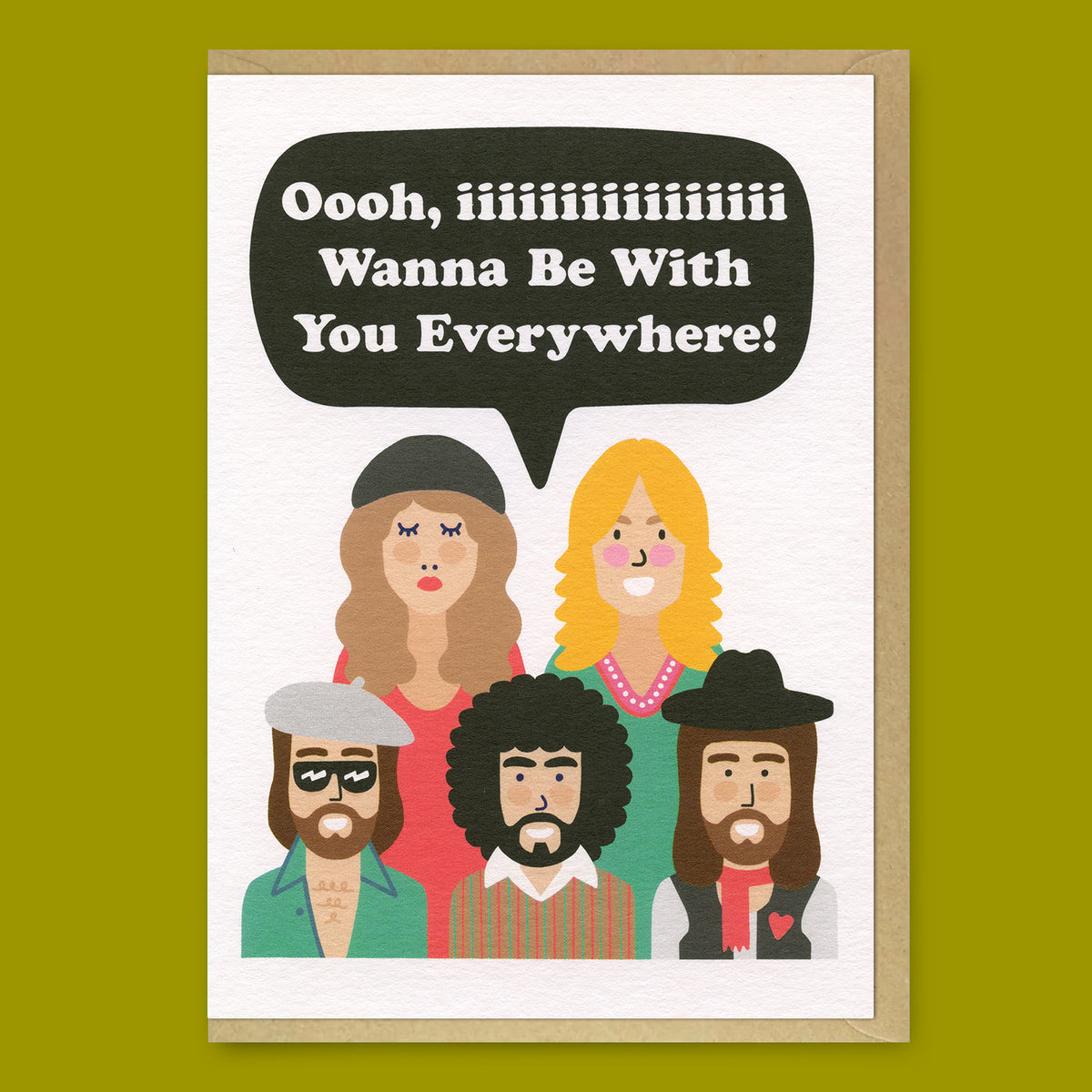 Studio Boketto Grußkarte “Everywhere” | Liebesgruß | Studio Boketto