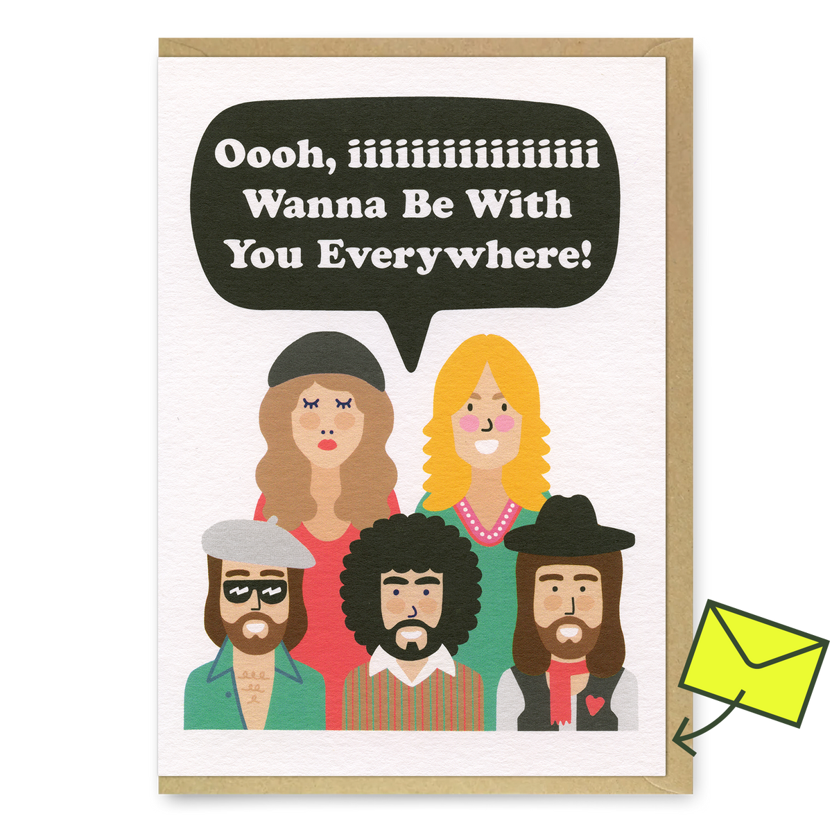 Studio Boketto Grußkarte “Everywhere” | Liebesgruß | Studio Boketto