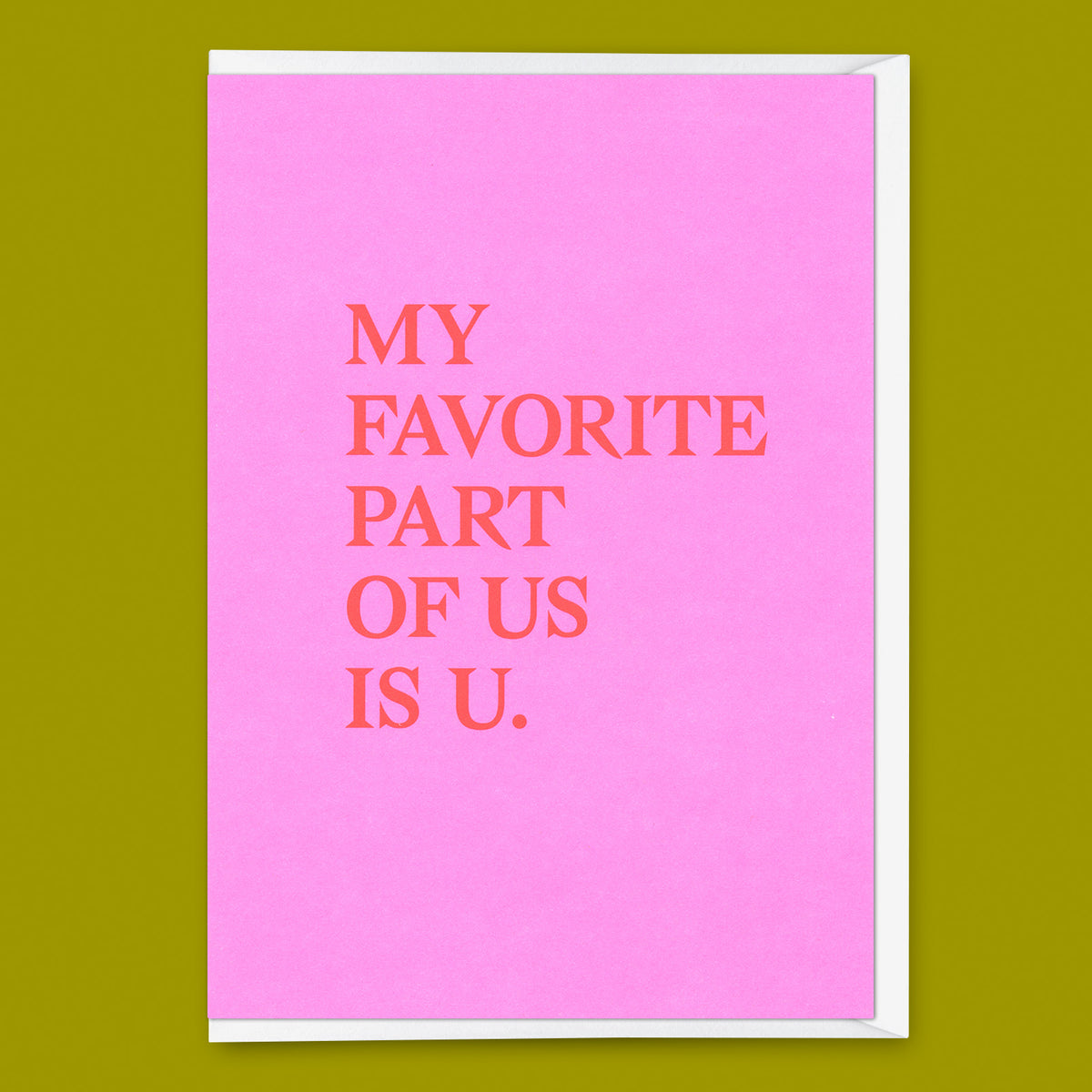 Deli Cards Grußkarte "My favorite part" | Schöne Klappkarte mit Spruch für Verliebte