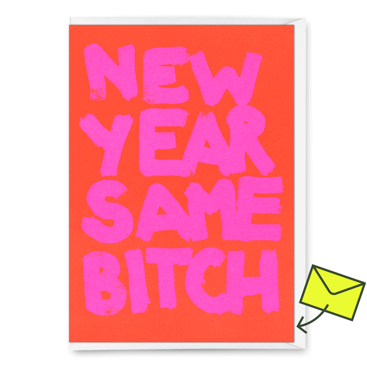 Deli Cards Grußkarte "Same bitch" | Lustige Klappkarte mit Spruch zum Geburtstag