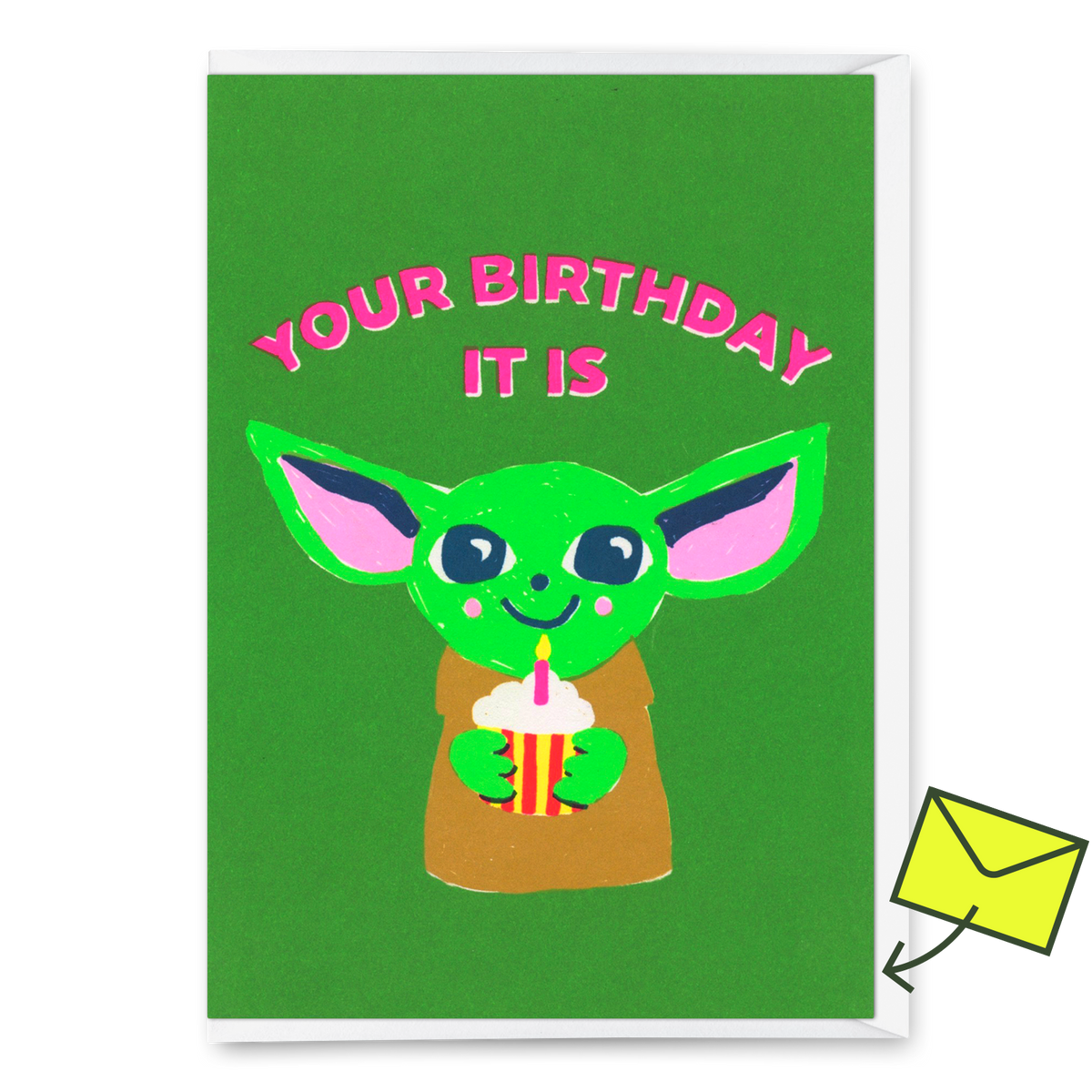 Deli Cards Grußkarte "Your birthday it is" | Coole Klappkarte zum Geburtstag
