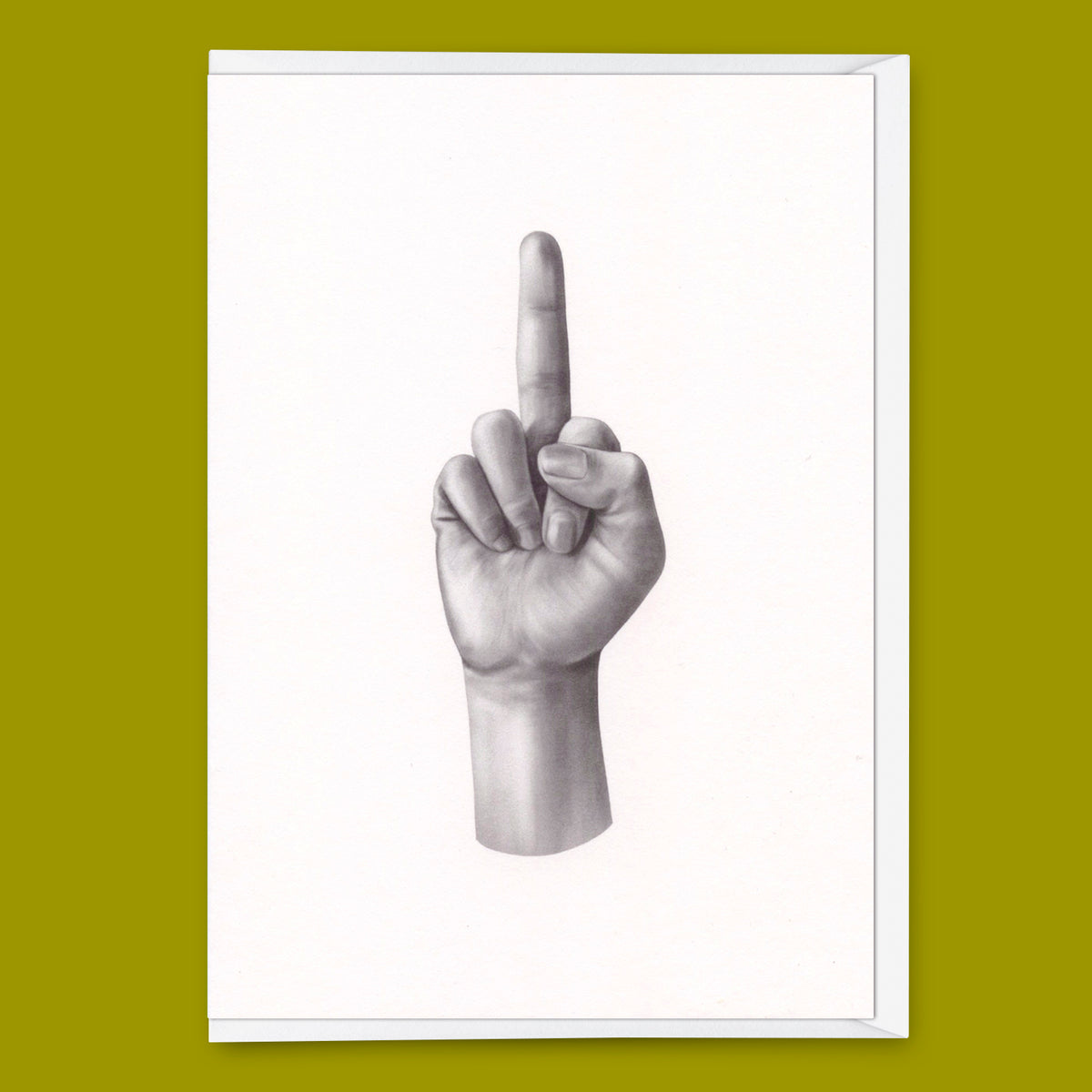 Deli Cards Grußkarte "Middle Finger" | Lustige Klappkarte für jeden Anlass