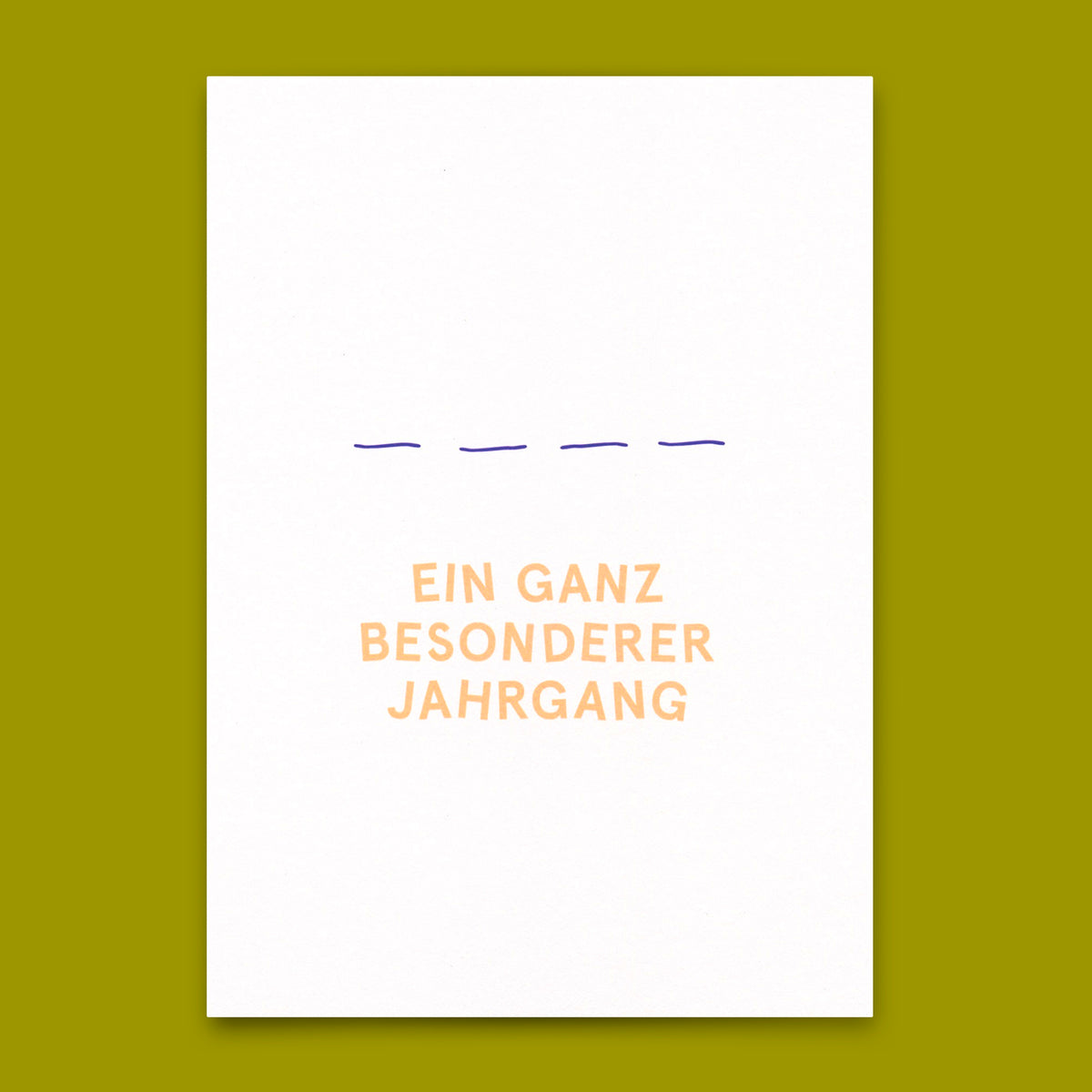Deli Cards Postkarte "Besonderer Jahrgang" | Lustige Karte zum Geburtstag