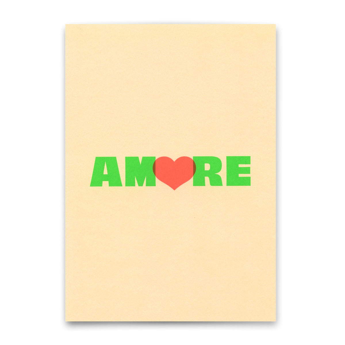 Deli Cards Postkarte "Amore" | Coole Karte für Verliebte