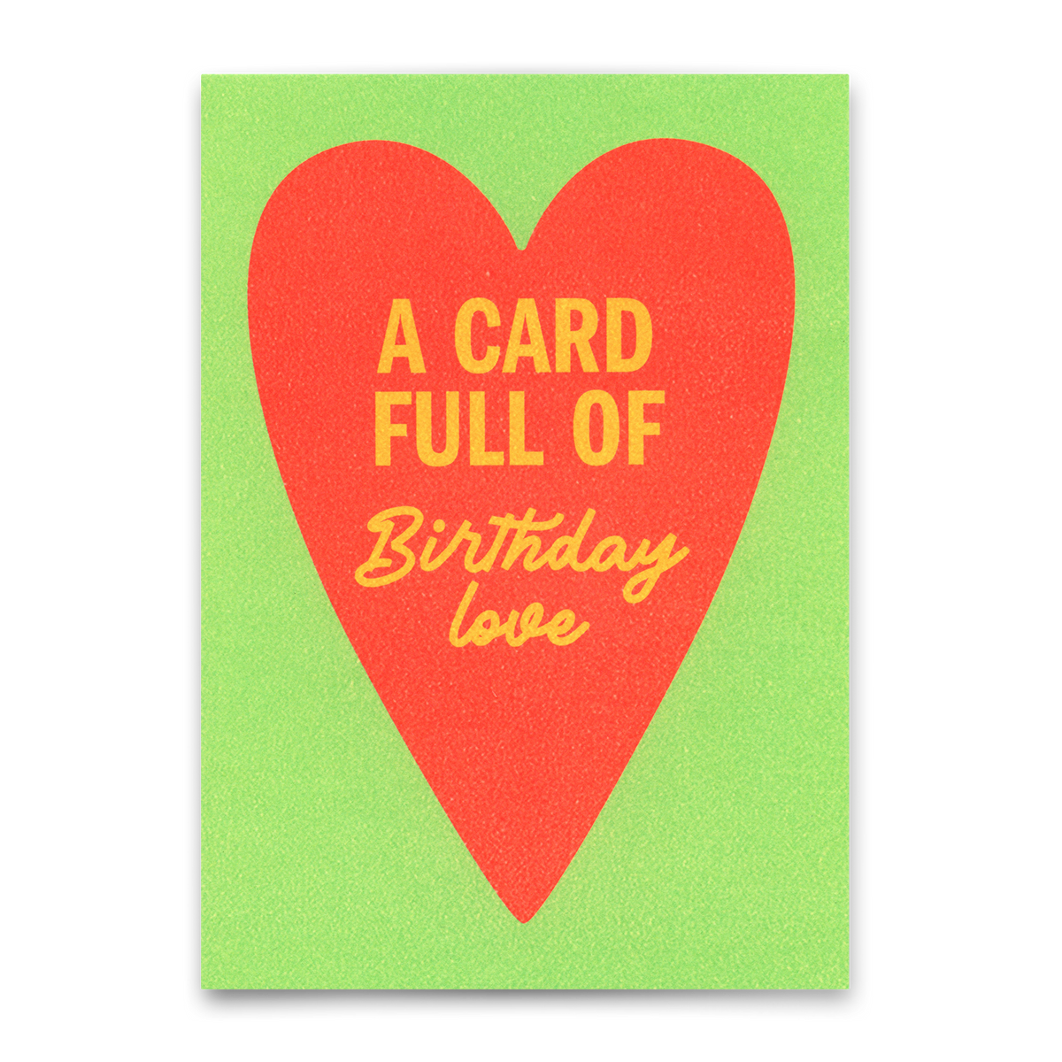 Deli Cards Postkarte "Birthday love Heart" | Schöne Karte zum Geburtstag