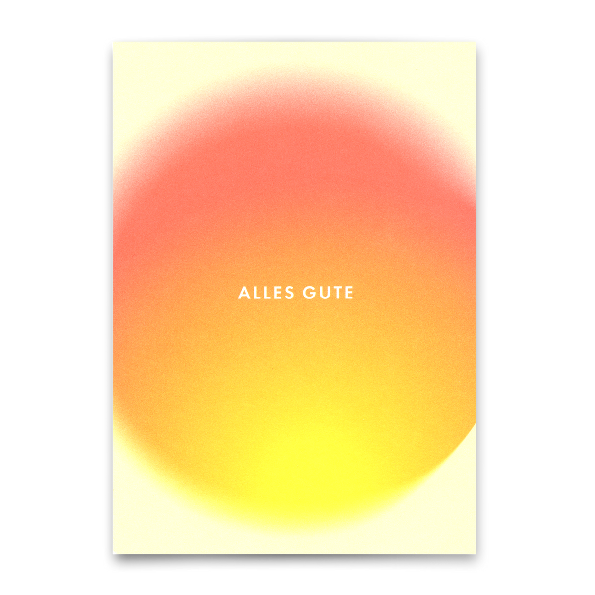 Deli Cards Postkarte "Alles Gute Blur" | Besondere Karte für jeden Anlass