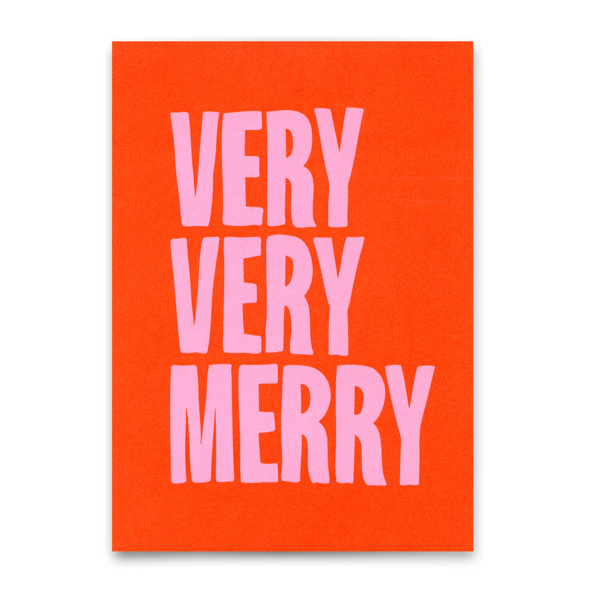 Deli Cards Postkarte "Very very merry" | Coole Postkarte zu Weihnachten